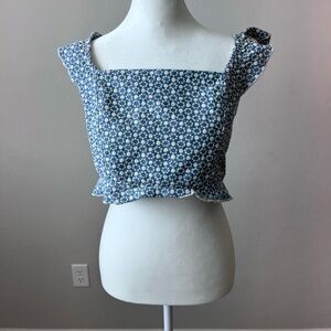 Kirious crop top with tie in back‎
